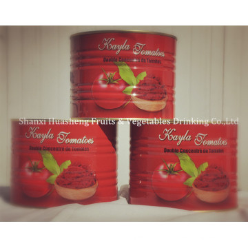 2.2kg*6 22%-24% Pâte de Tomate en Conserve